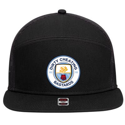 Dirty Cheating Bastards 7 Panel Mesh Trucker Snapback Hat