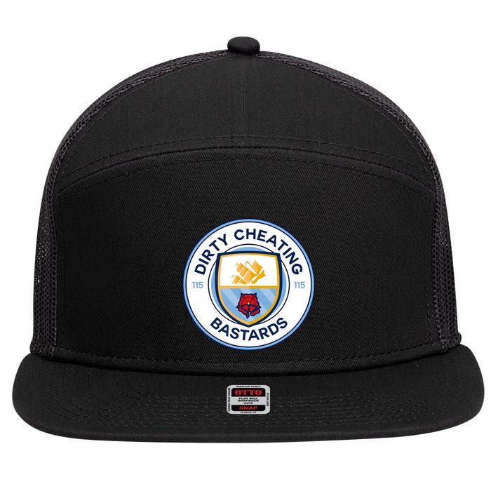 Dirty Cheating Bastards 7 Panel Mesh Trucker Snapback Hat