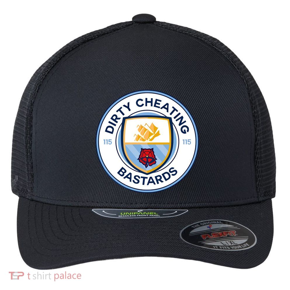 Dirty Cheating Bastards Flexfit Unipanel Trucker Cap