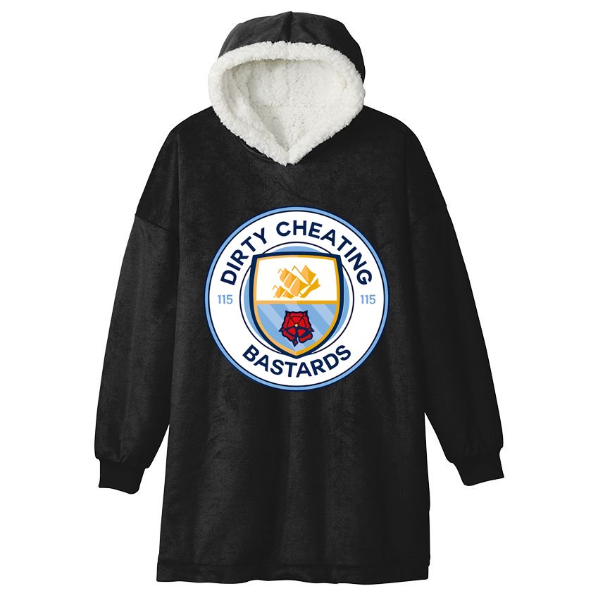Dirty Cheating Bastards Hooded Wearable Blanket
