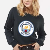 Dirty Cheating Bastards Cropped Pullover Crew