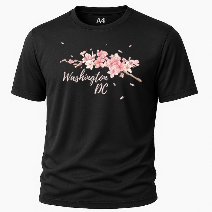 D.c. Cherry Blossom Tree Washington Cherry Festival Cooling Performance Crew T-Shirt