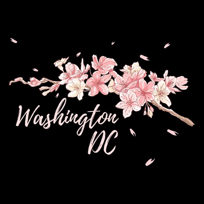 D.c. Cherry Blossom Tree Washington Cherry Festival Cooling Performance Crew T-Shirt