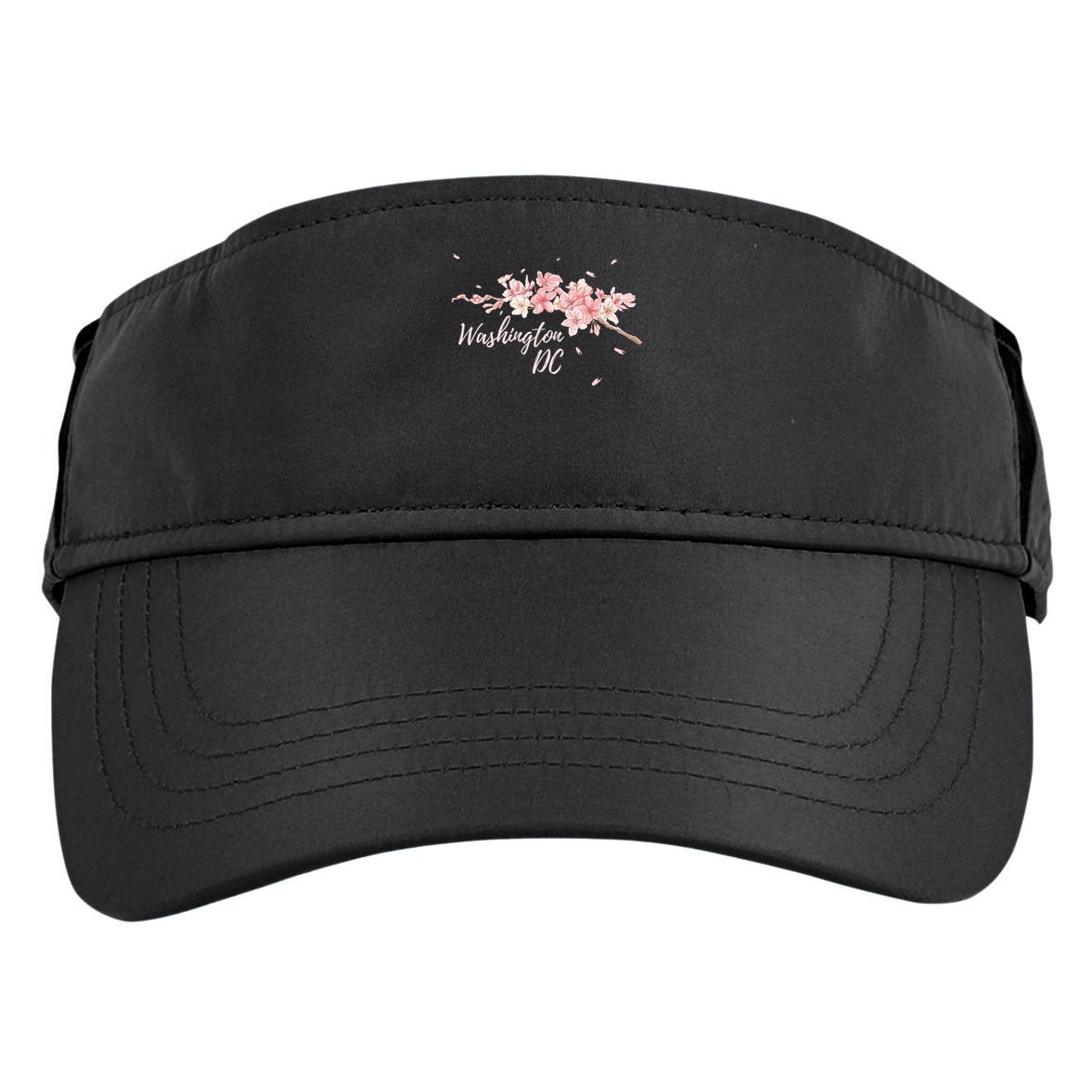 D.c. Cherry Blossom Tree Washington Cherry Festival Adult Drive Performance Visor