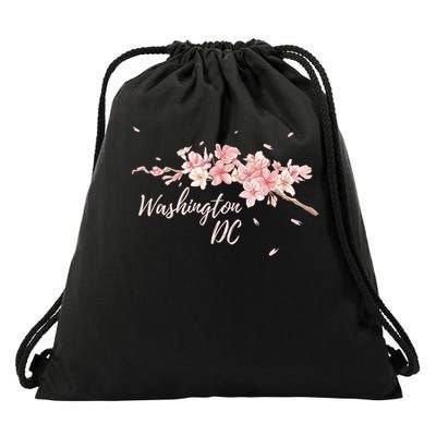 D.c. Cherry Blossom Tree Washington Cherry Festival Drawstring Bag