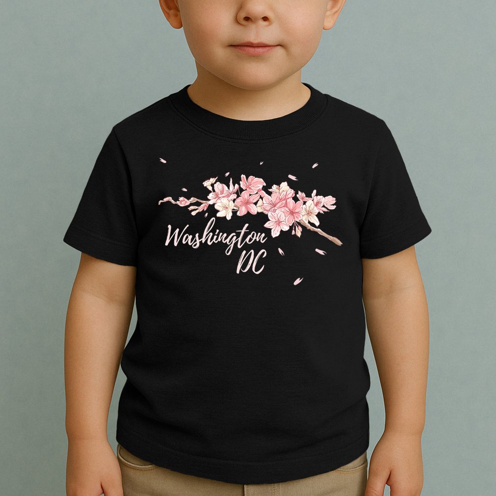 D.c. Cherry Blossom Tree Washington Cherry Festival Toddler T-Shirt