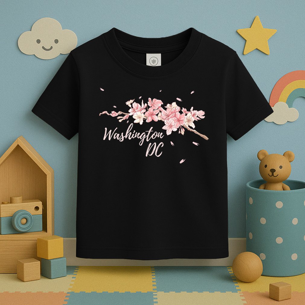 D.c. Cherry Blossom Tree Washington Cherry Festival Toddler T-Shirt