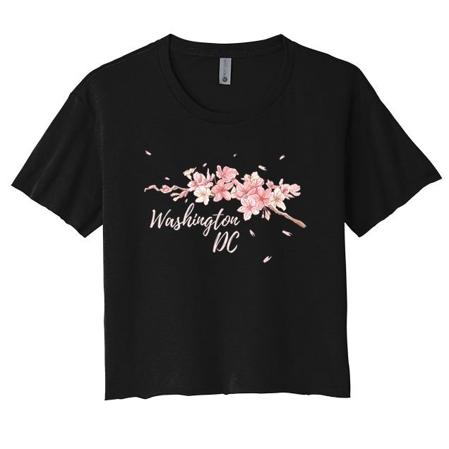 D.c. Cherry Blossom Tree Washington Cherry Festival Crop Top