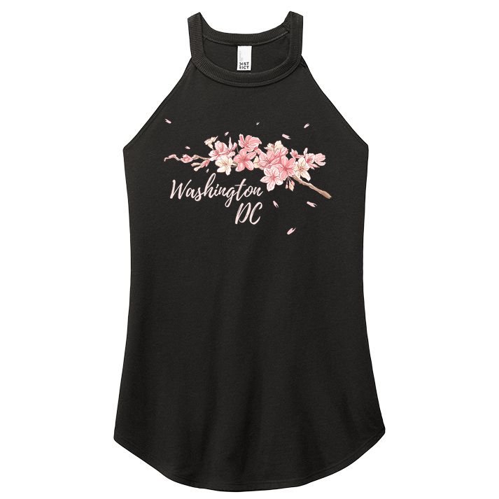 D.c. Cherry Blossom Tree Washington Cherry Festival Women's Perfect Tri Rocker Tank