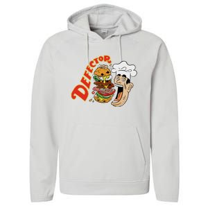 Defector Chefector Big Burger Performance Fleece Hoodie