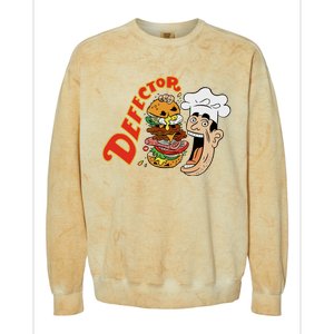 Defector Chefector Big Burger Colorblast Crewneck Sweatshirt