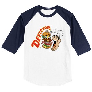 Defector Chefector Big Burger Baseball Sleeve Shirt