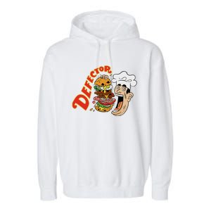 Defector Chefector Big Burger Garment-Dyed Fleece Hoodie