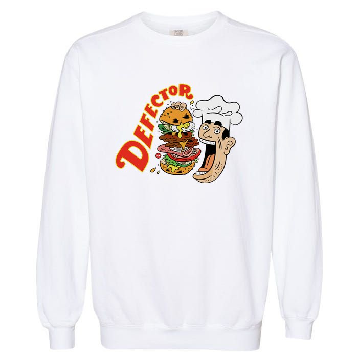 Defector Chefector Big Burger Garment-Dyed Sweatshirt