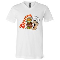 Defector Chefector Big Burger V-Neck T-Shirt