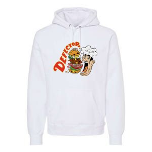 Defector Chefector Big Burger Premium Hoodie