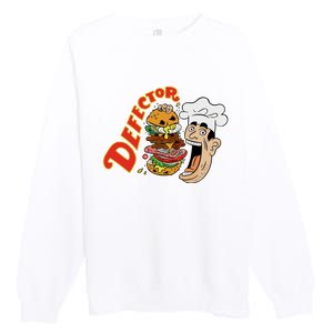 Defector Chefector Big Burger Premium Crewneck Sweatshirt