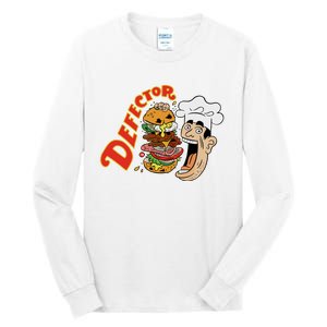 Defector Chefector Big Burger Tall Long Sleeve T-Shirt