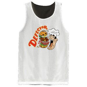 Defector Chefector Big Burger Mesh Reversible Basketball Jersey Tank