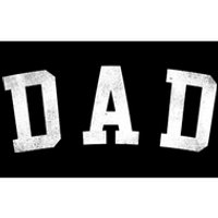 Dad Classic Bold Font FatherS Day Dad Bumper Sticker