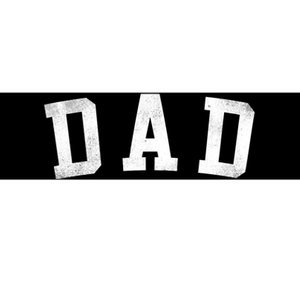 Dad Classic Bold Font FatherS Day Dad Bumper Sticker