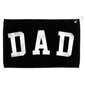 Dad Classic Bold Font FatherS Day Dad Grommeted Golf Towel