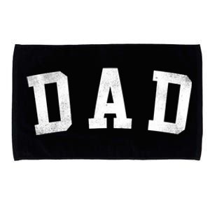 Dad Classic Bold Font FatherS Day Dad Microfiber Hand Towel