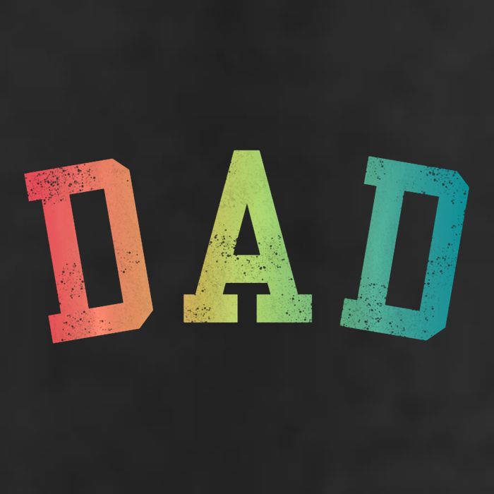 Dad Classic Bold Font FatherS Day New Dad Birthday 7 Panel Mesh Trucker Snapback Hat