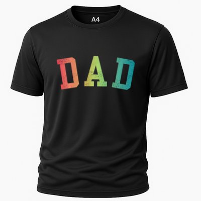 Dad Classic Bold Font FatherS Day New Dad Birthday Performance Shirt
