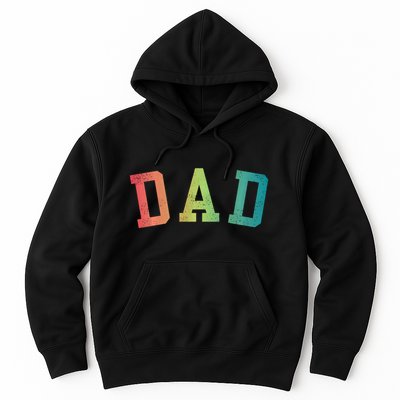 Dad Classic Bold Font FatherS Day New Dad Birthday Hoodie