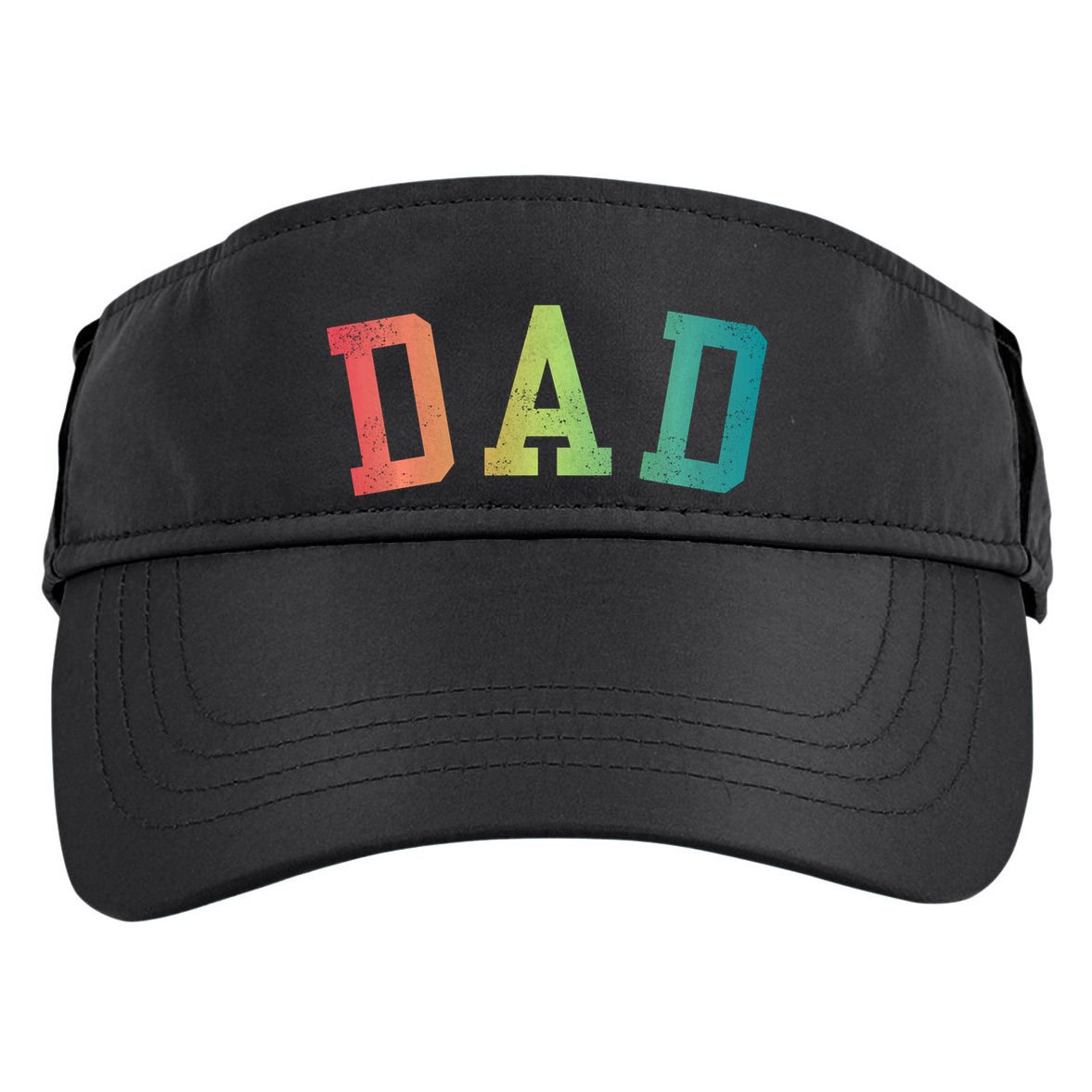 Dad Classic Bold Font FatherS Day New Dad Birthday Adult Drive Performance Visor