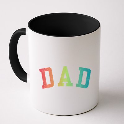 Dad Classic Bold Font FatherS Day New Dad Birthday Mug