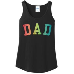 Dad Classic Bold Font FatherS Day New Dad Birthday Ladies Essential Tank