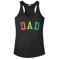 Dad Classic Bold Font FatherS Day New Dad Birthday Ladies PosiCharge Competitor Racerback Tank