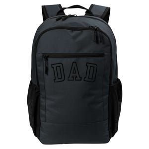 Dad Classic Bold Font FatherS Day New Dad Birthday Raglan Baseball Daily Commute Backpack