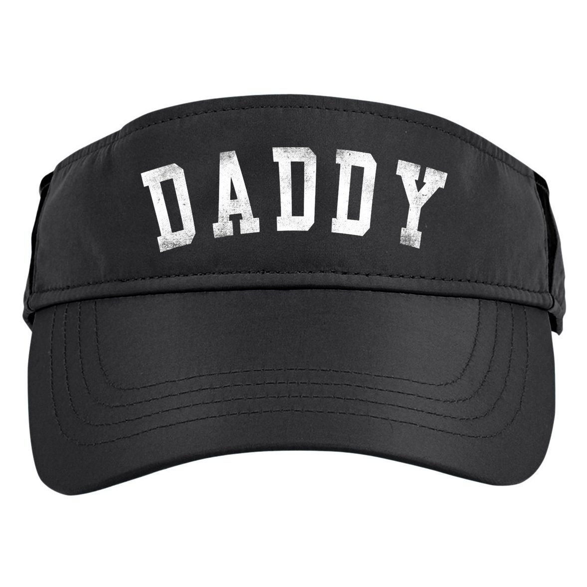 Daddy Classic Bold Font Birthday Daddy Adult Drive Performance Visor