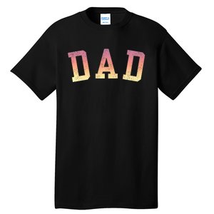 Dad Classic Bold Font FatherS Day New Dad Birthday Premium Tall T-Shirt