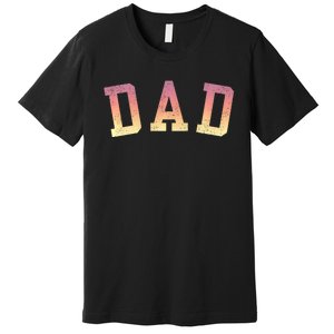 Dad Classic Bold Font FatherS Day New Dad Birthday Premium Premium T-Shirt