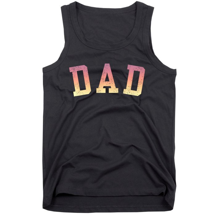 Dad Classic Bold Font FatherS Day New Dad Birthday Premium Tank Top