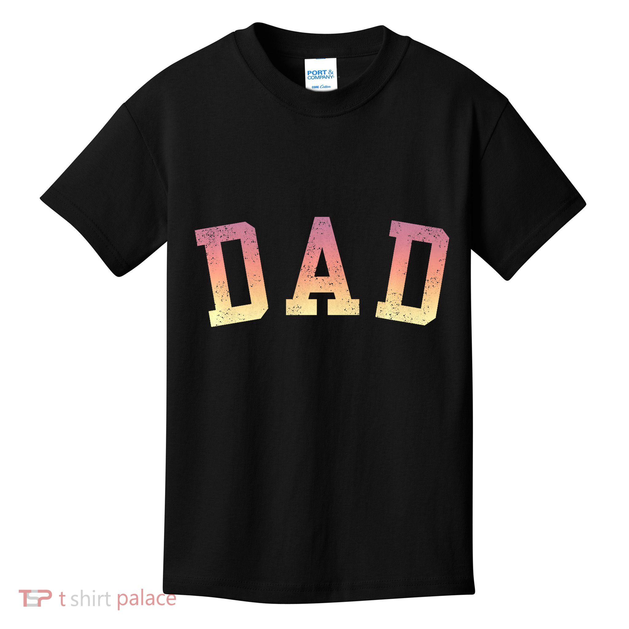 Dad Classic Bold Font FatherS Day New Dad Birthday Premium Kids T-Shirt