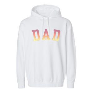 Dad Classic Bold Font FatherS Day New Dad Birthday Premium Garment-Dyed Fleece Hoodie