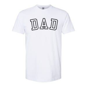 Dad Classic Bold Font FatherS Day New Dad Birthday Softstyle CVC T-Shirt