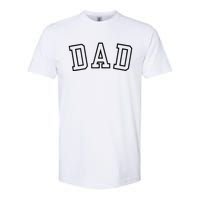 Dad Classic Bold Font FatherS Day New Dad Birthday Softstyle CVC T-Shirt