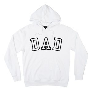 Dad Classic Bold Font FatherS Day New Dad Birthday Hoodie