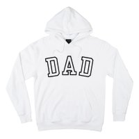 Dad Classic Bold Font FatherS Day New Dad Birthday Hoodie