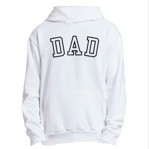 Dad Classic Bold Font FatherS Day New Dad Birthday Urban Pullover Hoodie