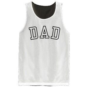 Dad Classic Bold Font FatherS Day New Dad Birthday Mesh Reversible Basketball Jersey Tank