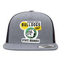 Doddridge County Bulldogs Basketball State Bound 2024 Flat Bill Trucker Hat