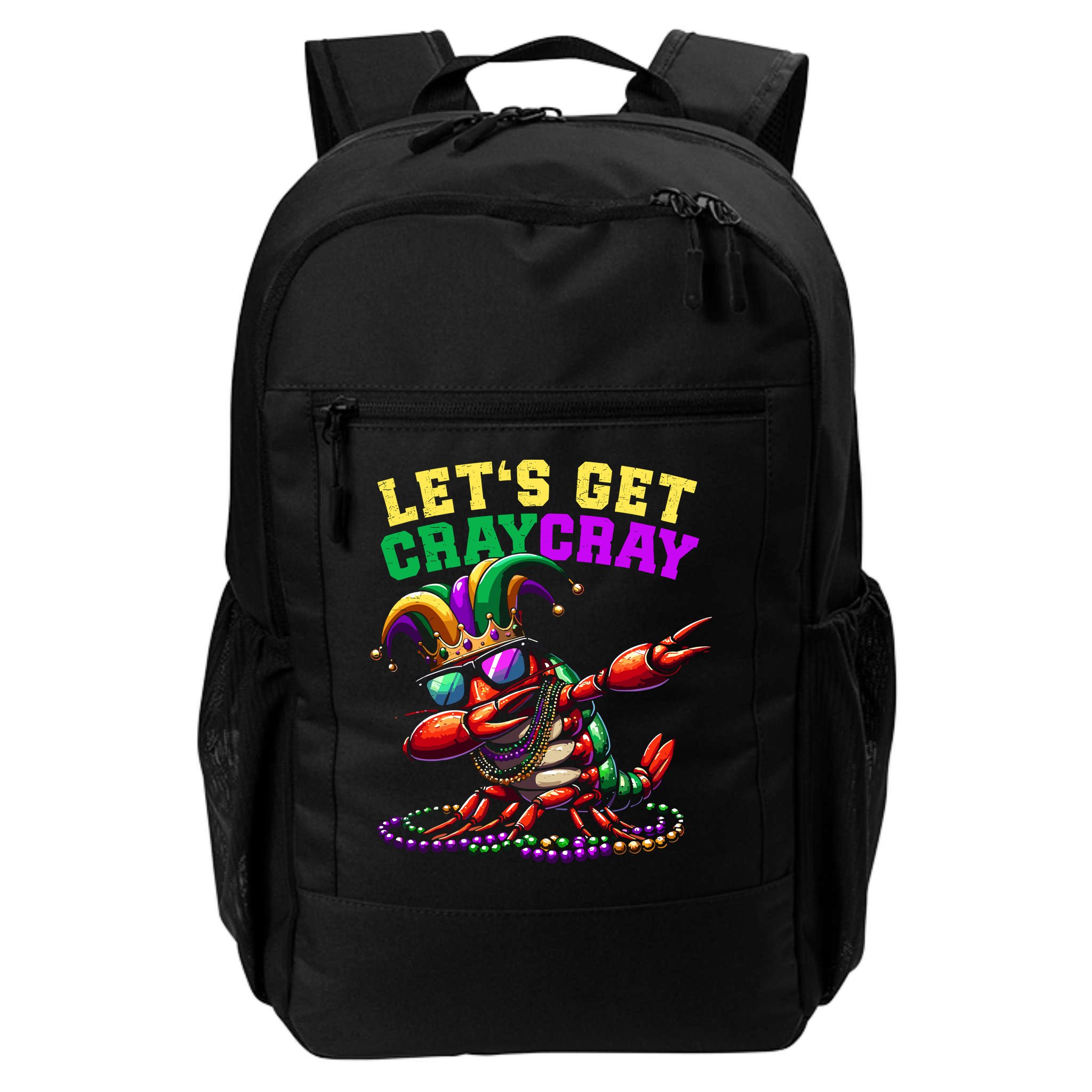 Dabbing Crawfish Costume Mardi Gras Backpack