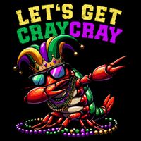 Dabbing Crawfish Costume Mardi Gras Bucket Hat